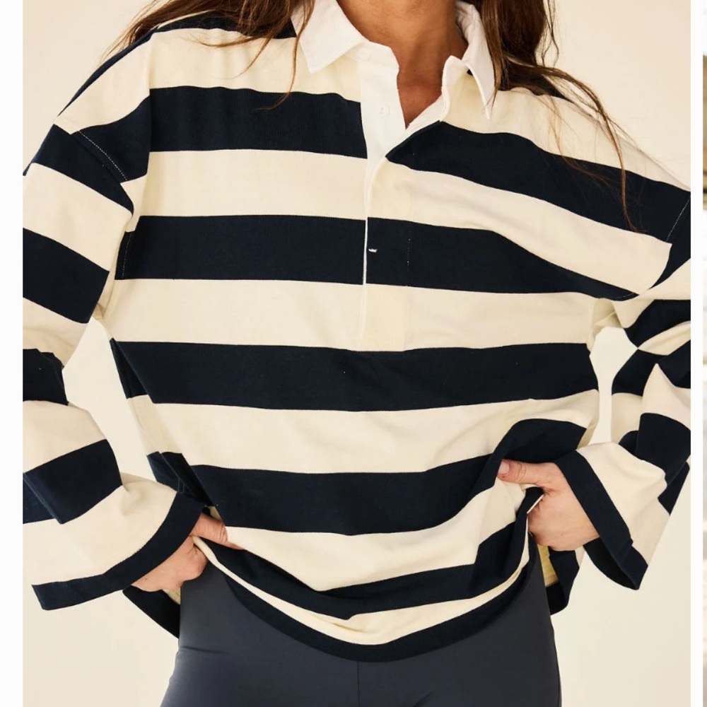 STRUT THIS Chester Long Sleeve Polo **HOT ITEM**